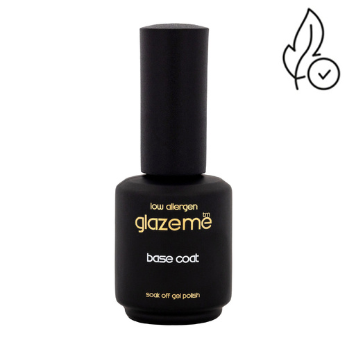 GlazeMe Base Coat Low Allergen - Gel Nail Polish