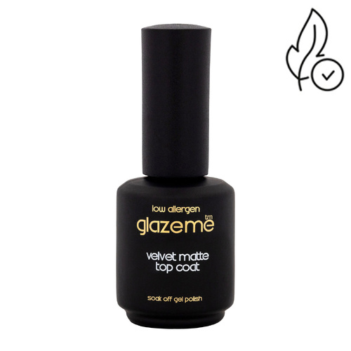 GlazeMe Low Allergen Velvet Matte Top Coat