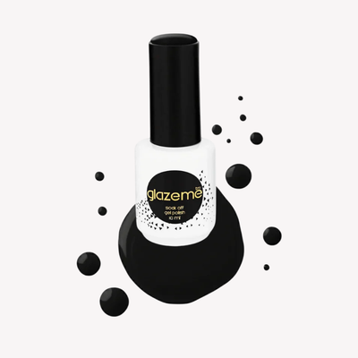 Glazeme Tarmac Black Gel Nail Polish