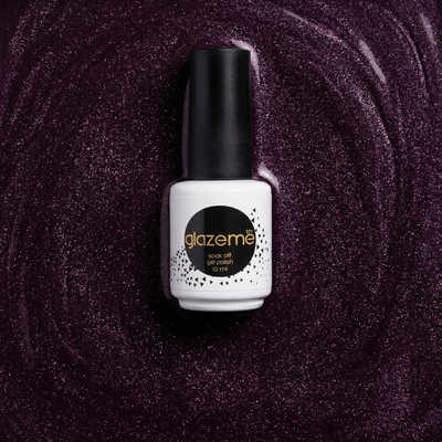 Glazeme Gel Nail Polish Midnight Violet