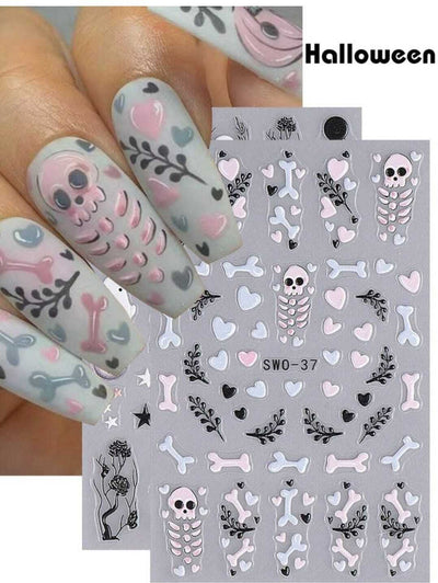 Nail Stickers Halloween Set 8